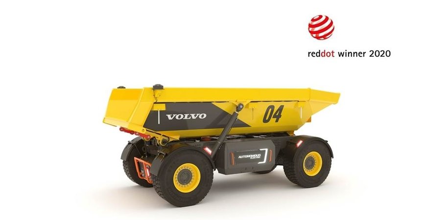 IL DUMPER AUTONOMO DI VOLVO SI AGGIUDICA IL RED DOT AWARD